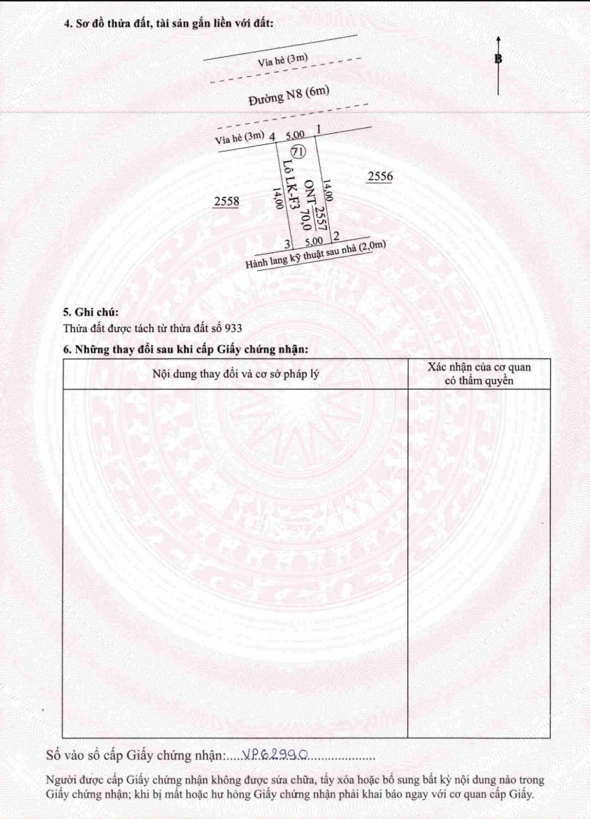 ĐẤT NỀN BẮC SÀI GÒN – CHỈ [320] LÀ SỞ HỮU 16005074