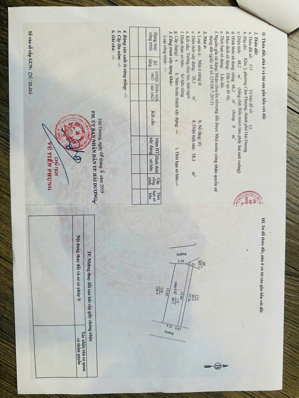 Bán lô góc Ngõ Hoàng Diệu Cẩm Thượng 48m2 Ô Tô Vào Giá 1.x Tỷ 16005096