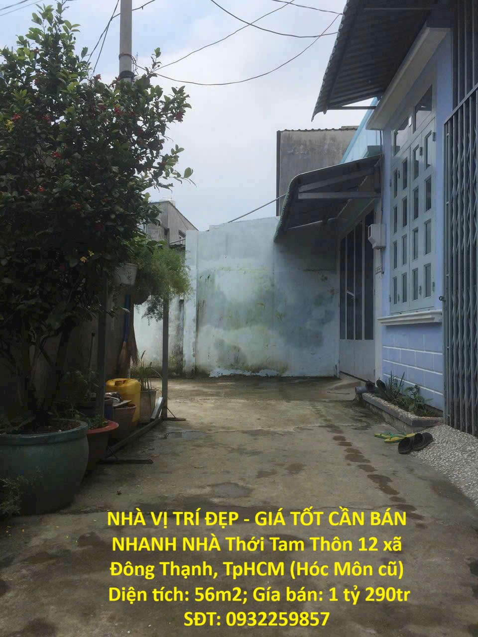 NHÀ VỊ TRÍ ĐẸP - GIÁ TỐT CẦN BÁN NHANH NHÀ Thới Tam Thôn 12 xã Đông Thạnh, TpHCM (Hóc Môn cũ) 16005099