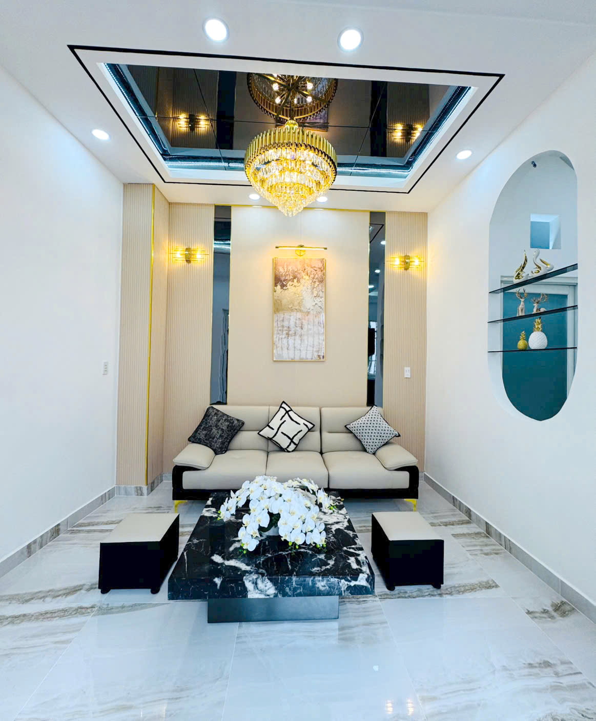Nhà đẹp sang trọng cách MT 10m  Âu Dương Lân P3 P.Chánh Hưng Q8 16005120