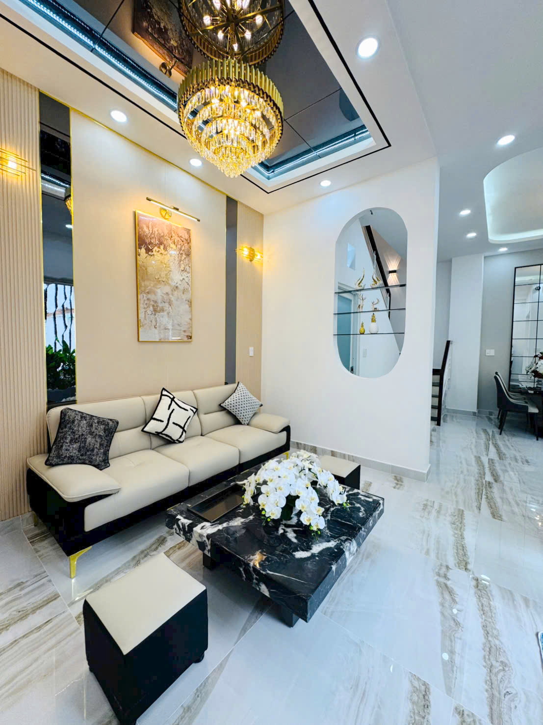 Nhà đẹp sang trọng cách MT 10m  Âu Dương Lân P3 P.Chánh Hưng Q8 16005120