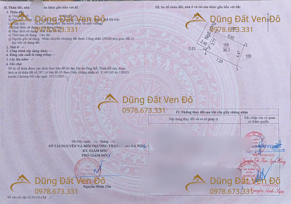 NHÀ 30,3M TT CHÚC SƠN-CHƯƠNG MỸ-HÀ NỘI 16005524