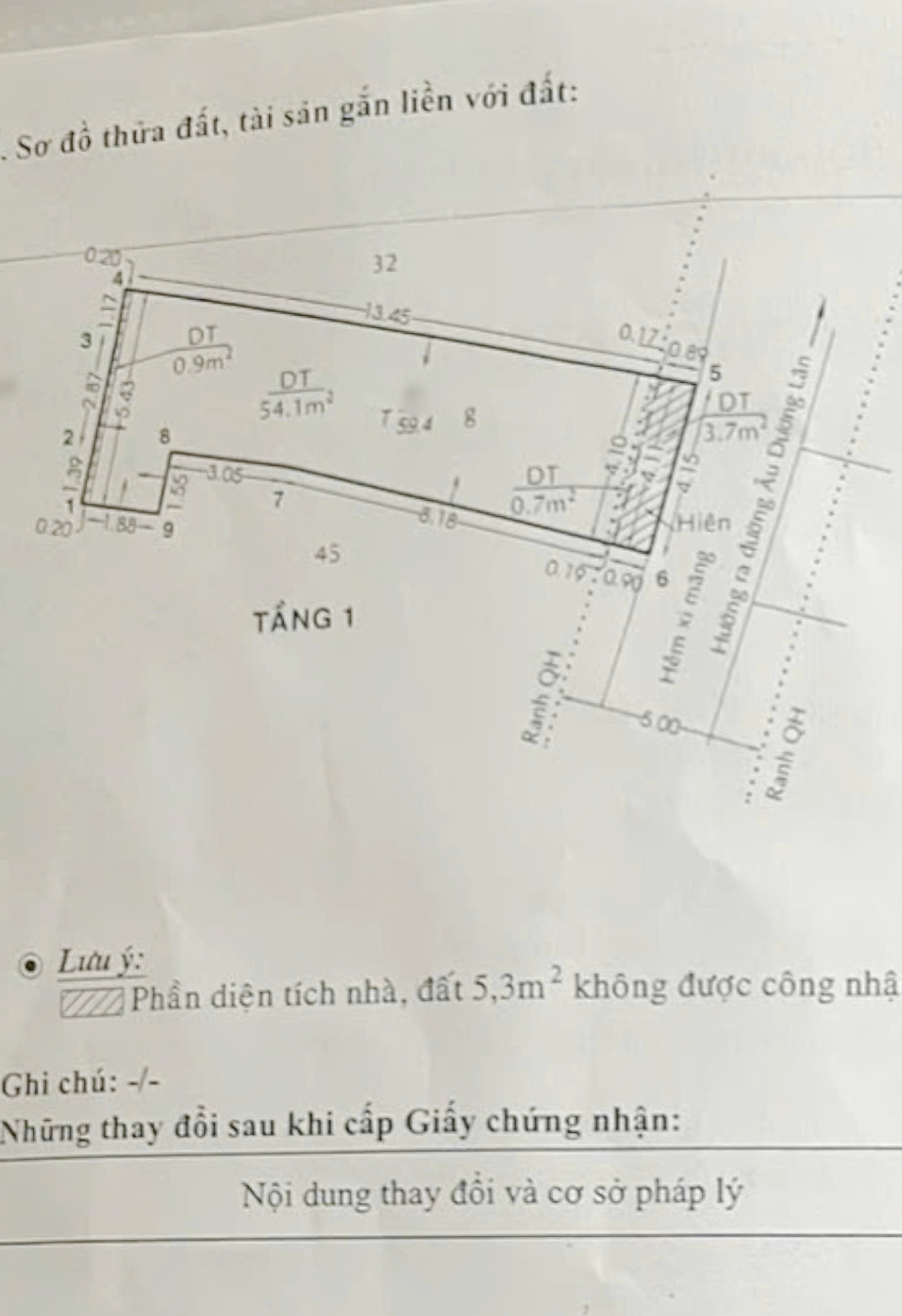 Nhà cũ vị trí đẹp 4.1*14.5/NH 5.5m hẻm 154 Âu Dương Lân P3Q8 16005736