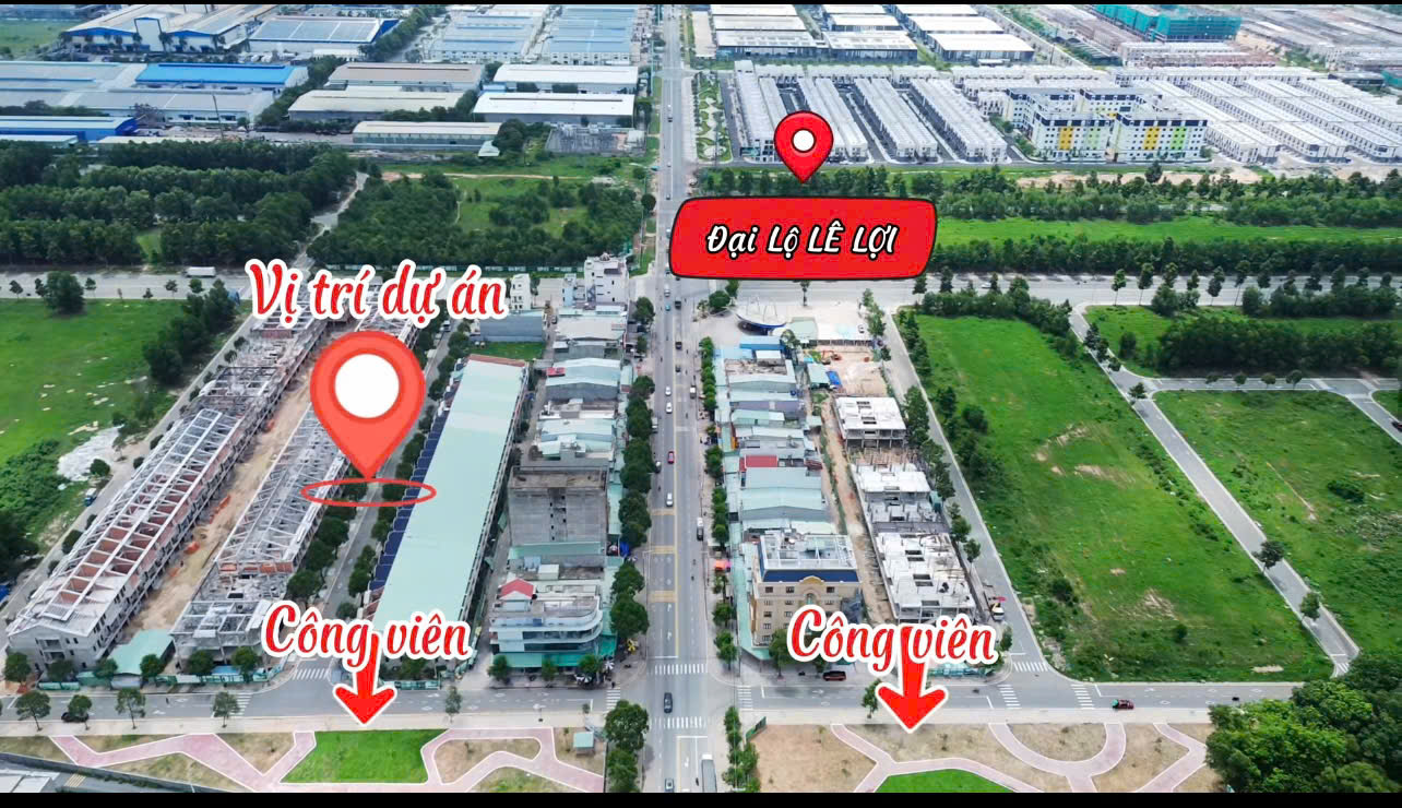 BÁN NHÀ PHỐ CẠNH KCN VISIP 2 BÌNH DƯƠNG - CHỈ CẦN 30% VỐN NHẬN NHÀ NGAY 16005745