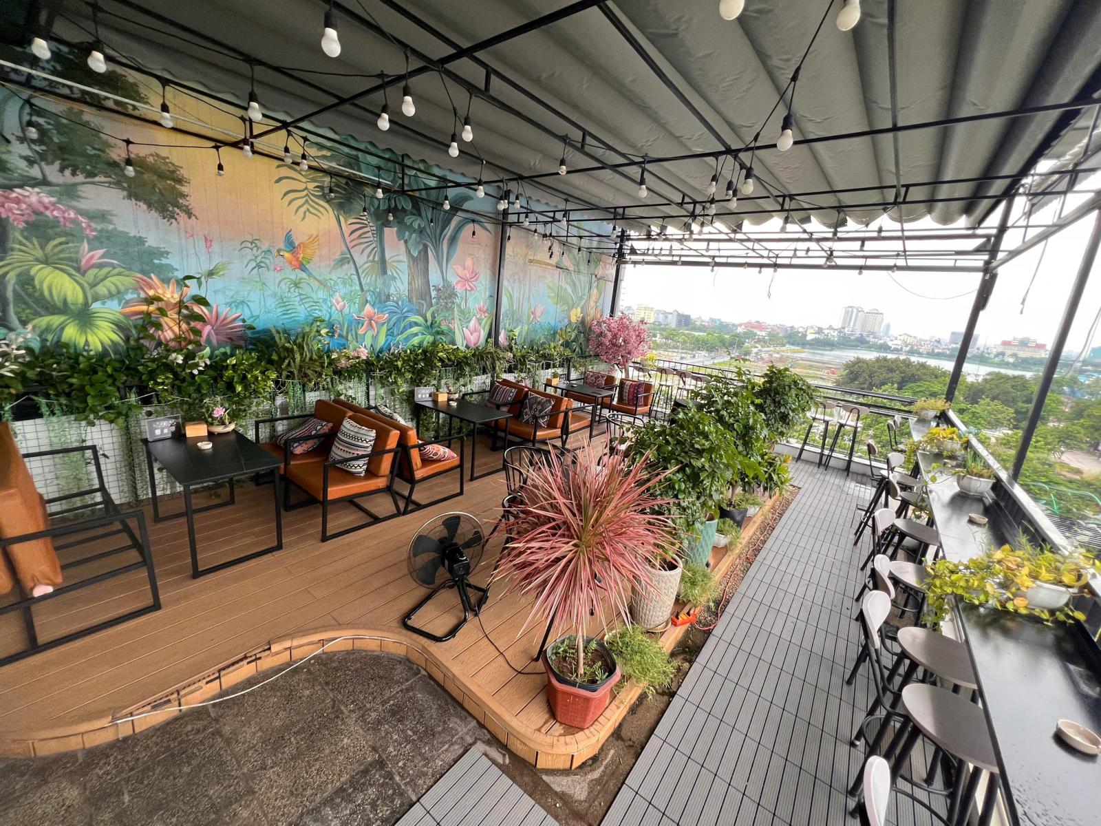 NHƯỢNG QUÁN  COFFEE SÂN THƯỢNG VIEW ĐẸP XEM PHÁO HOA TOÀN CẢNH TẠI HÀ NỘI 16005853