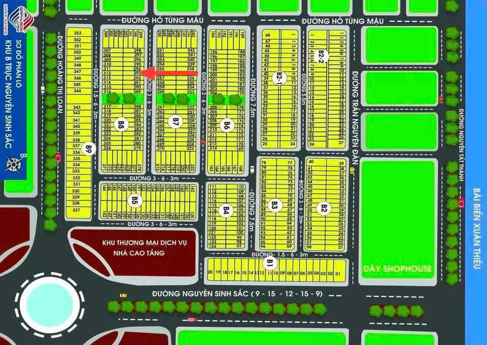 🔴BÁN ĐẤT MẶT TIỀN ĐƯỜNG  HOÀ MINH 28 – THÔNG HỒ TÙNG MẬU 16006162