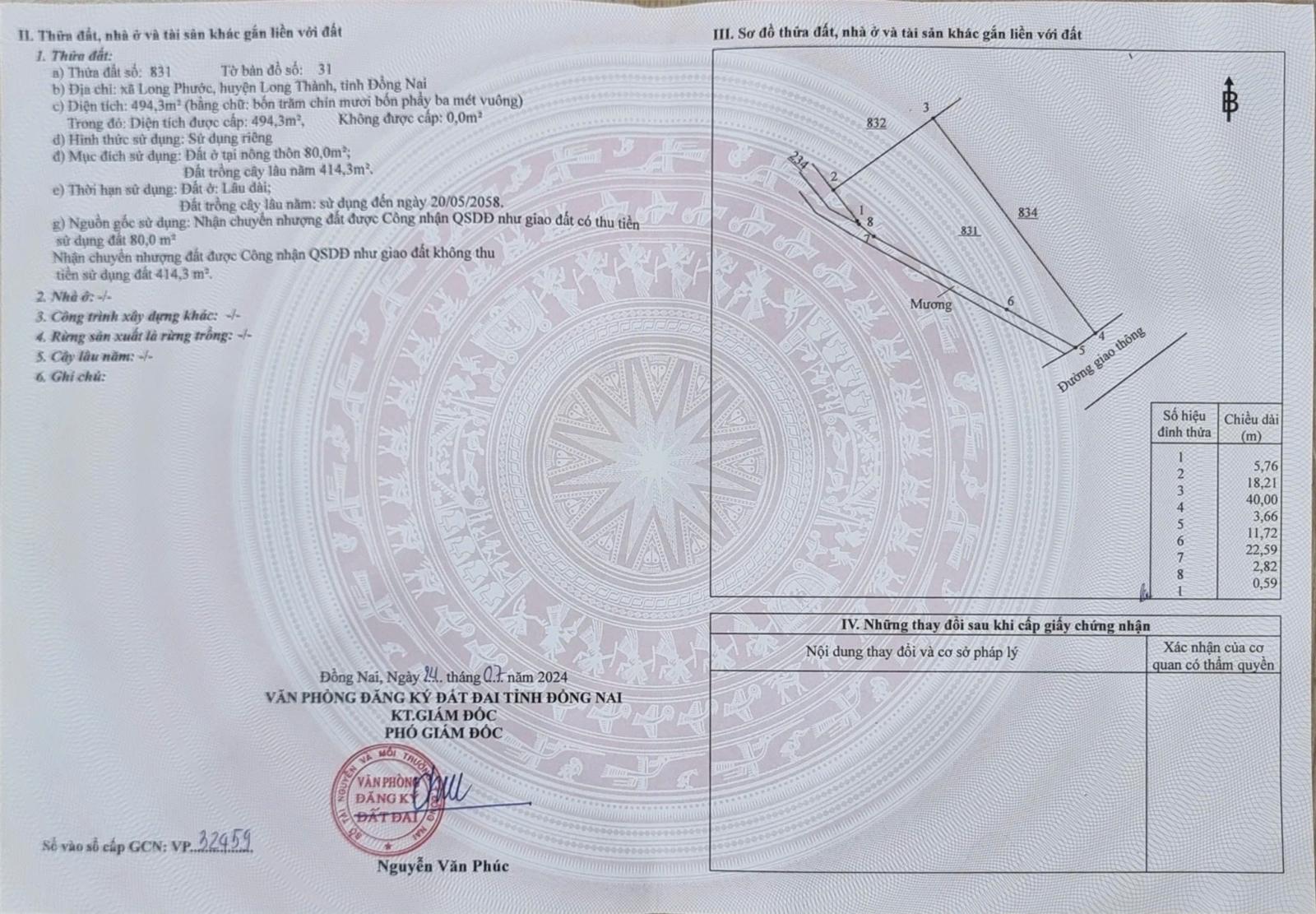 Sở Hữu Ngay Không Gian Sống Xanh Tiềm Năng ĐẤT NHÀ VƯỜN NGHỈ DƯỠNG X.Long Phước, Long Thành-Đồng Nai 16006231