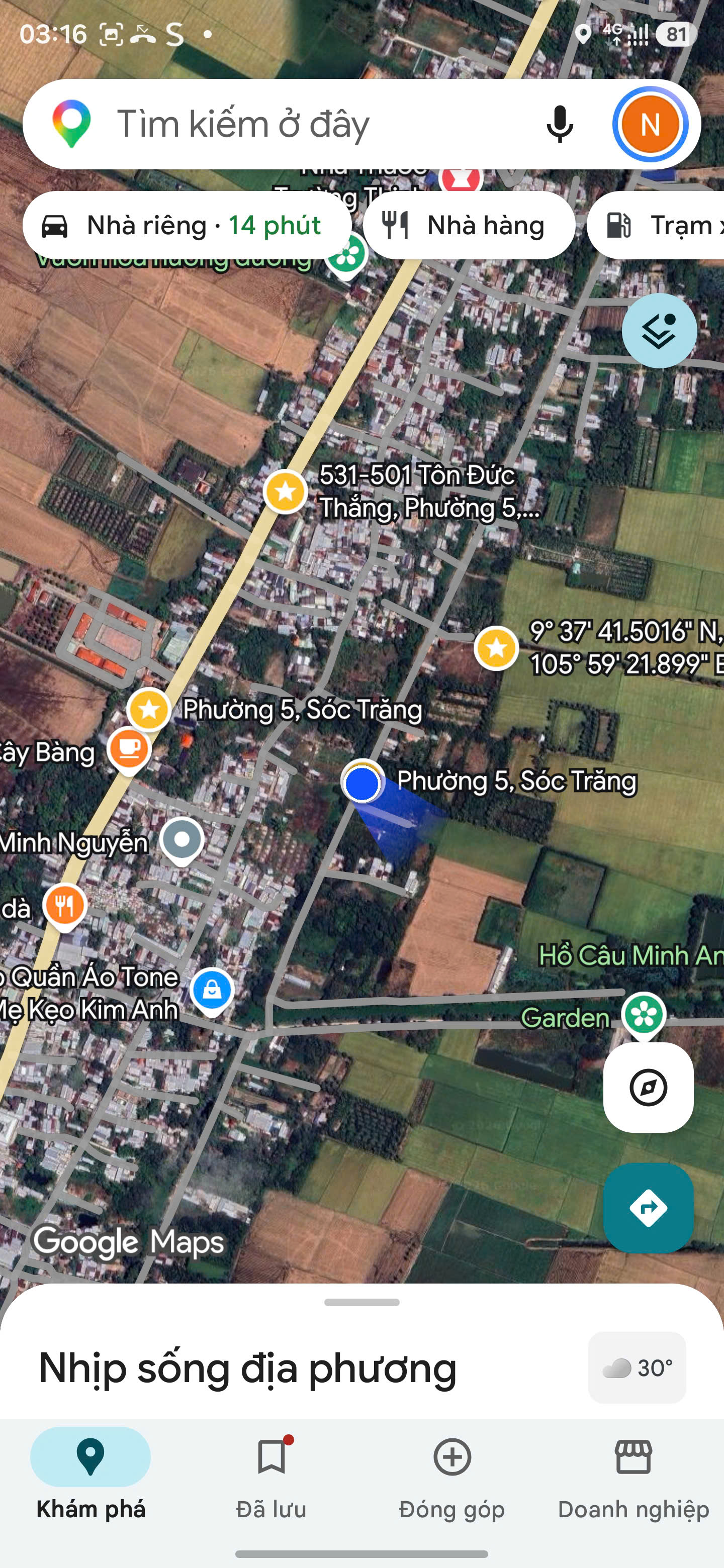 Chính chủ bán đất diện tích 727.7m2, sẵn sổ - mặt tiền đường Kênh Cầu Xéo, P.5, Tp.Sóc Trăng 16006264