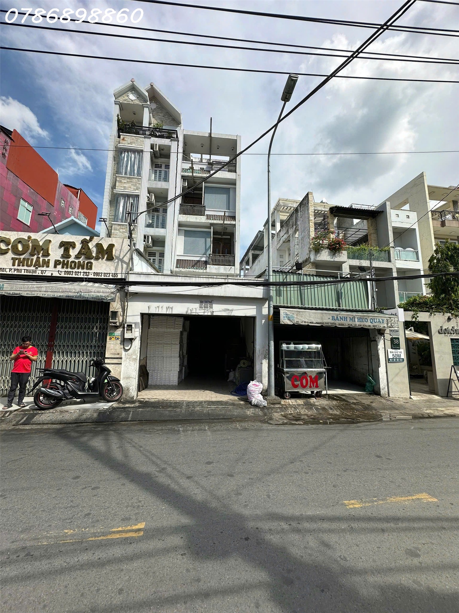 BÁN NHÀ 4 TẦNG  MẶT TIỀN GÒ Ô MÔI – PHÚ THUẬN, QUẬN 7 16006384