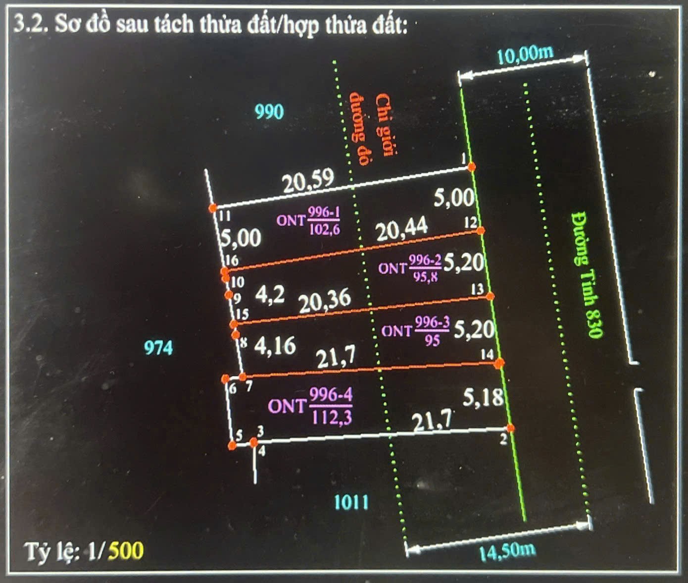 ĐẦU TƯ SINH LỜI  – CHÍNH CHỦ CẦN BÁN 3 LÔ ĐẤT Xã Phước Vân,  Cần Đước, Long An 16006411
