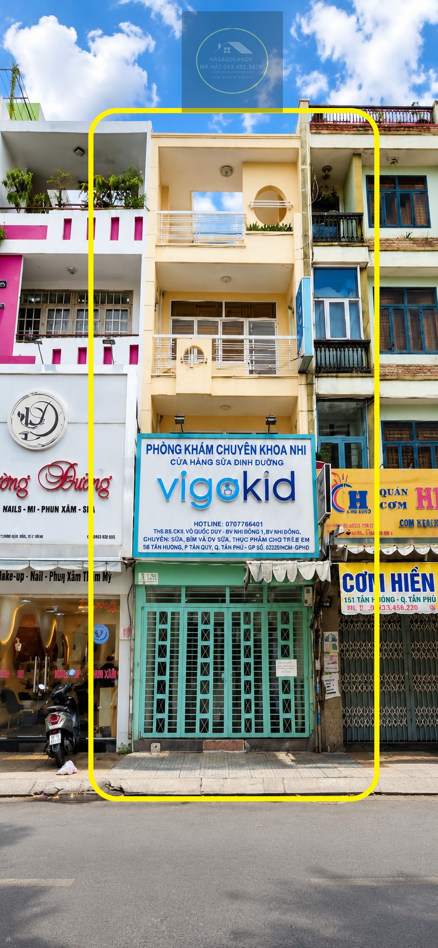 Cho thuê nhà Mặt Tiền Tân Hương 74m²,4TẦNG-KHU DỊCH VỤ TẤP NẬP NGÀY ĐÊM 16006530