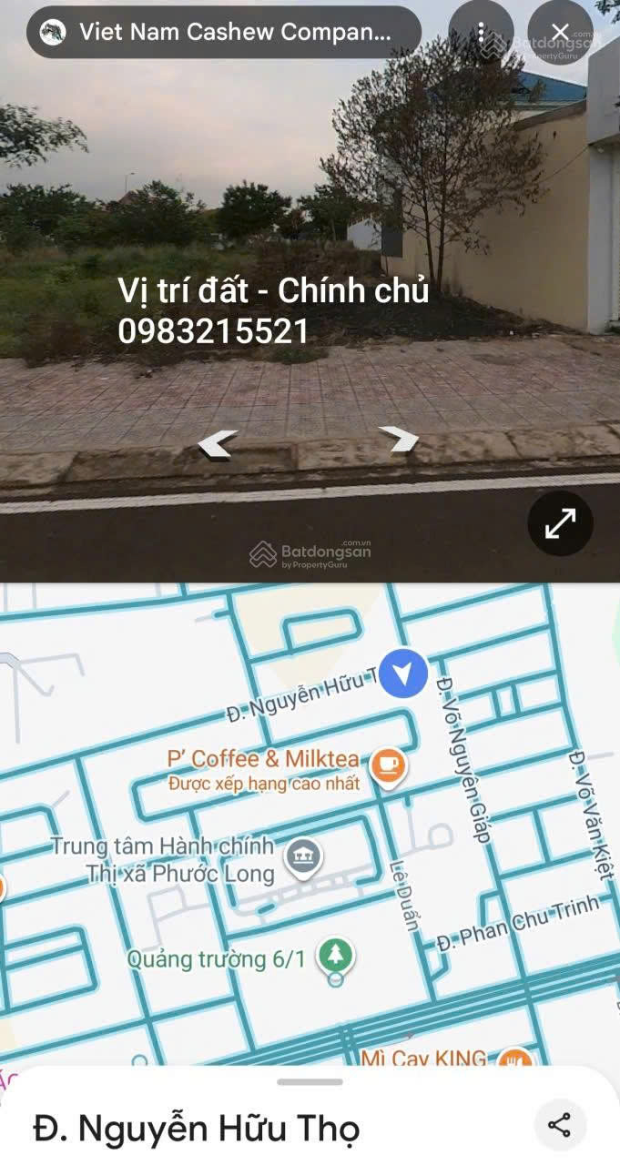 Chính chủ bán đất lô biệt thự Phước Long - 200m2 full thổ cư, mặt tiền đường nhựa lớn 16006751