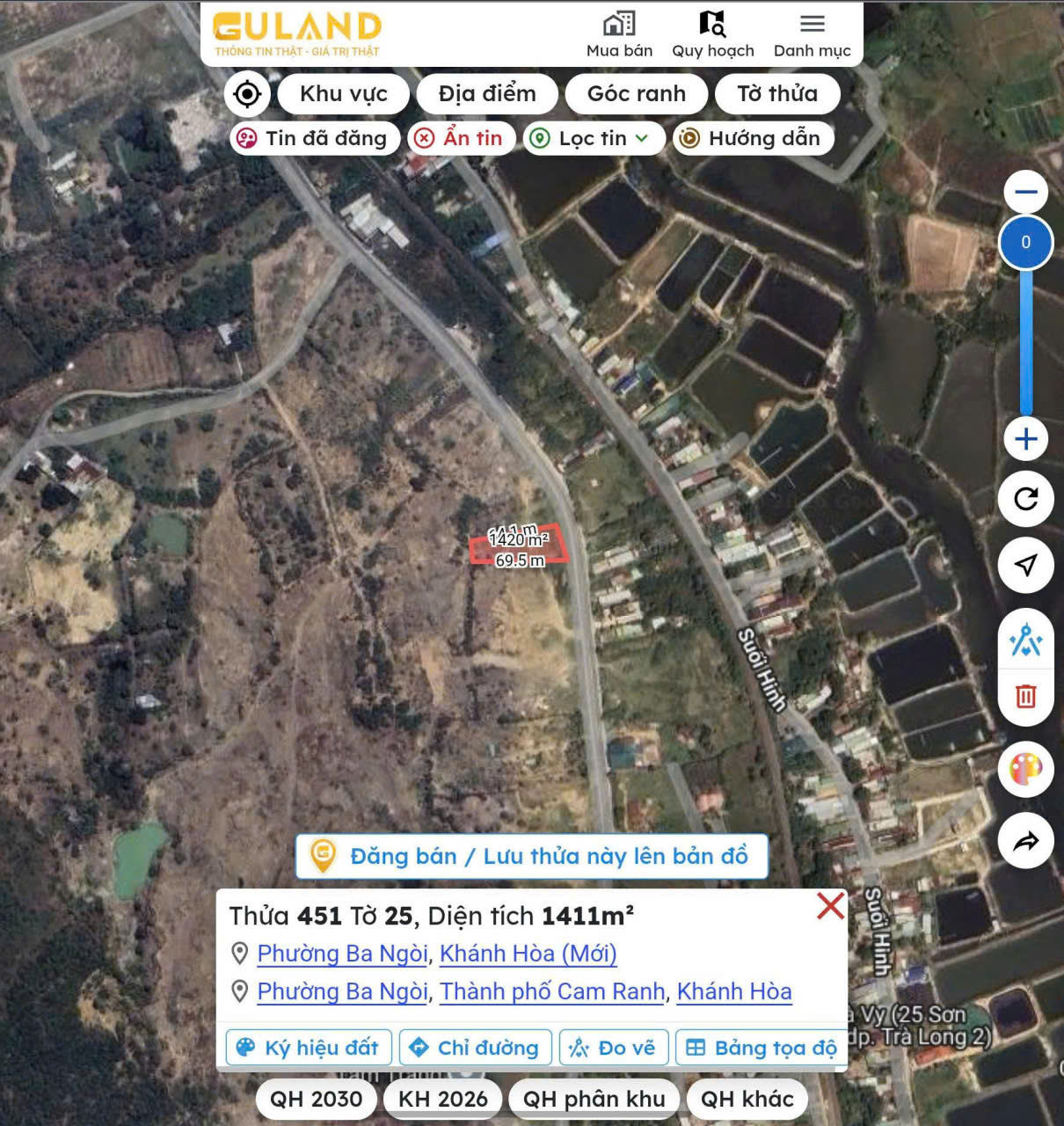 ĐẤT GÓC HIẾM TRONG LÕI QUY HOẠCH KDC TRÀ LONG 2 – Phường Ba Ngòi, TP. Cam Ranh, Khánh Hòa 16006779