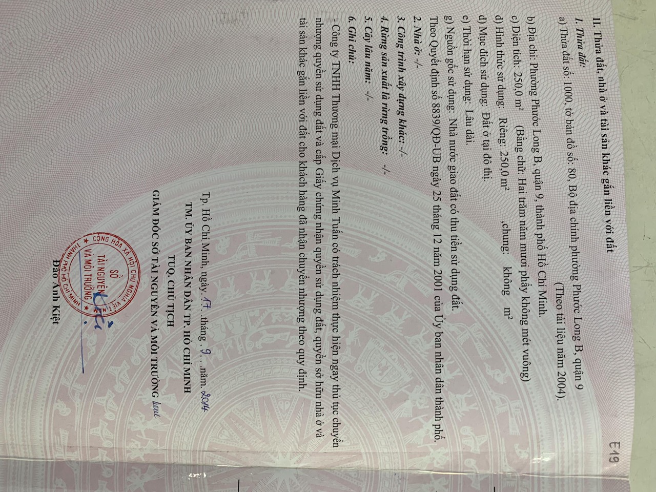 BÁN ĐẤT NỀN KDC HOÀNG ANH MINH TUẤN – ĐƯỜNG D3 16006836