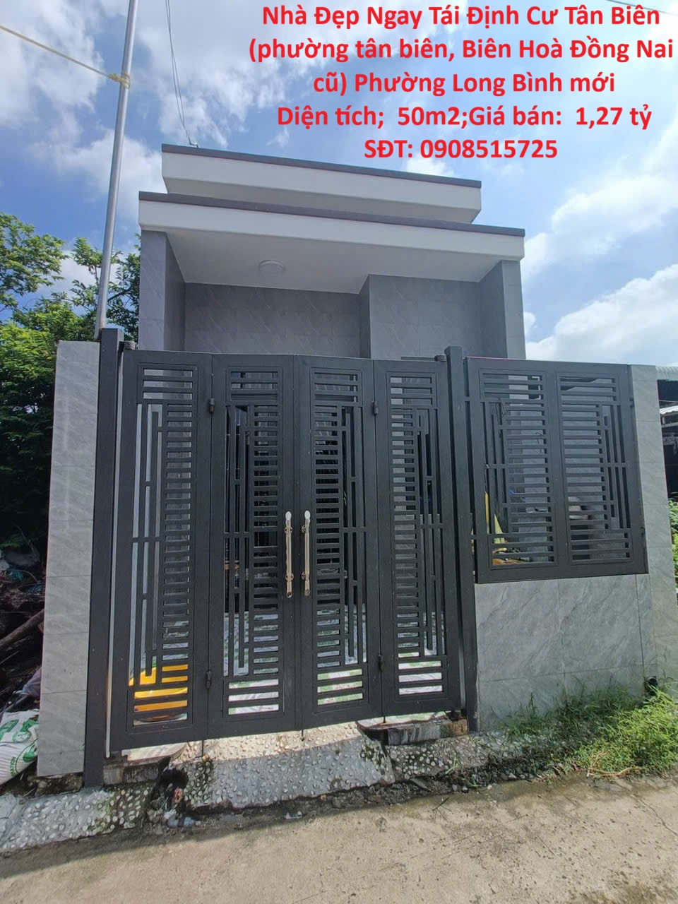 Nhà Đẹp Ngay Tái Định Cư Tân Biên (phường tân biên cũ) Phường Long Bình mới 16006881