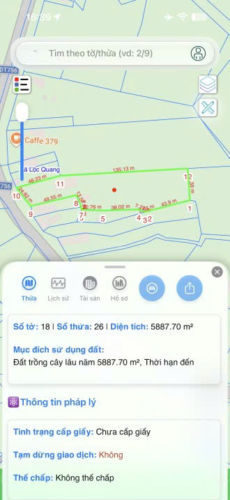 BÁN NHÀ ĐẤT MẶT TIỀN ĐT756 – DIỆN TÍCH 5.887,7M² – GIÁ CHỈ 4,5 TỶ - HUYỆN LỘC NINH - TỈNH BÌNH PHƯỚC 16006968