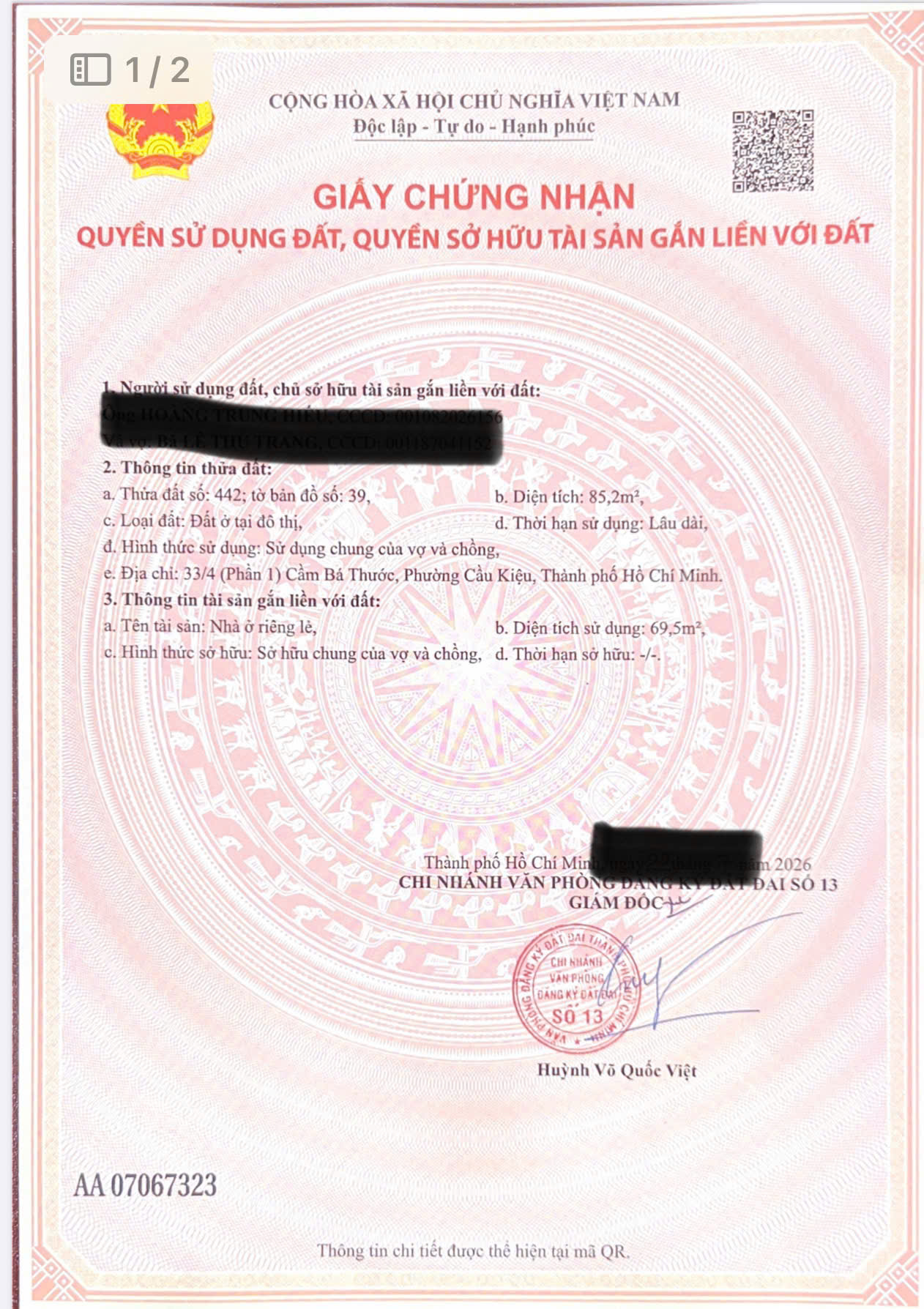 CƠ HỘI ĐẦU TƯ – CHỦ GIẢM SÂU BÁN GẤP TRONG THÁNG 16006998