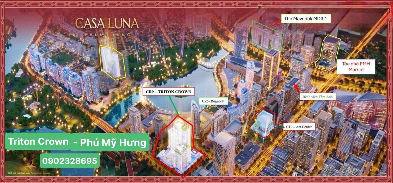 PHÚ MỸ HƯNG MỞ BÁN CĂN HỘ HẠNG SANG TẠI LÕI TRUNG TÂM HỒ BÁN NGUYỆT - TRITON CROWN 16007031