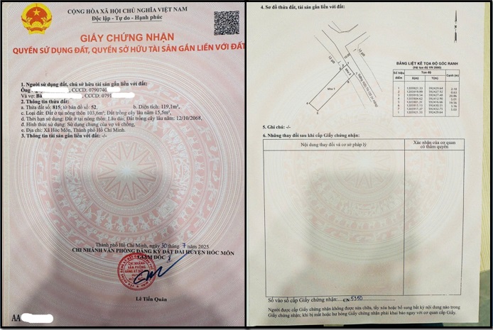 🔹CHÍNH CHỦ BÁN ĐẤT Nhờ AE môi giới chạy phụ HH 2% tại Hóc Môn, TP.HCM; 0777656969 16007065