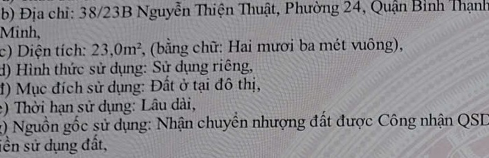 Nhà 2 tầng 3x8m 38/23B Nguyễn Thiện Thuật 4.2 tỷ 16007273