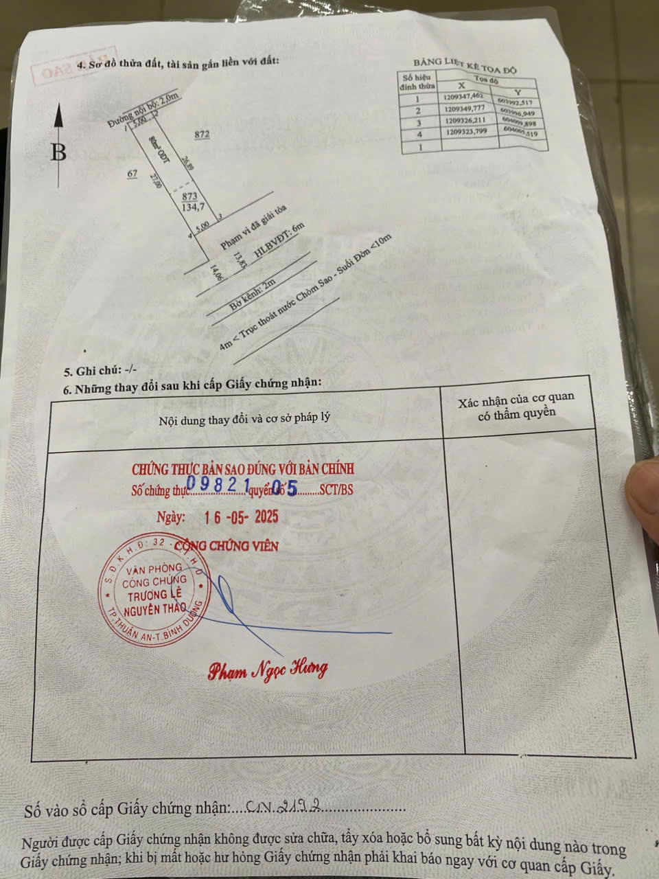 Bán Đất Tặng Nhà Cấp 4 – Đường 26 Bình Nhâm, Thuận An, Bình Dương 16007284