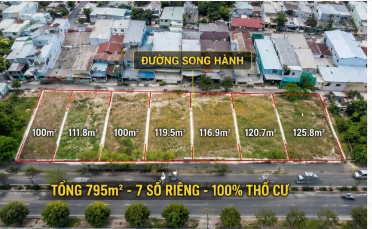 QUỸ ĐẤT 795M² HÓC MÔN – 7 SỔ LIỀN KỀ – 100% THỔ CƯ – GIÁ 41 TỶ 16007391
