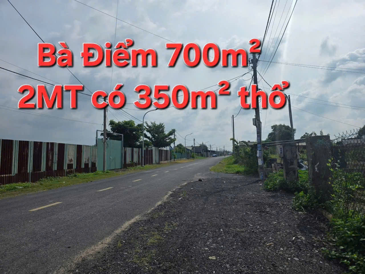2 MẶT TIỀN BÀ ĐIỂM – 700M² - CÓ 350M² THỔ CƯ - KINH DOANH ĐA DỤNG 16007658