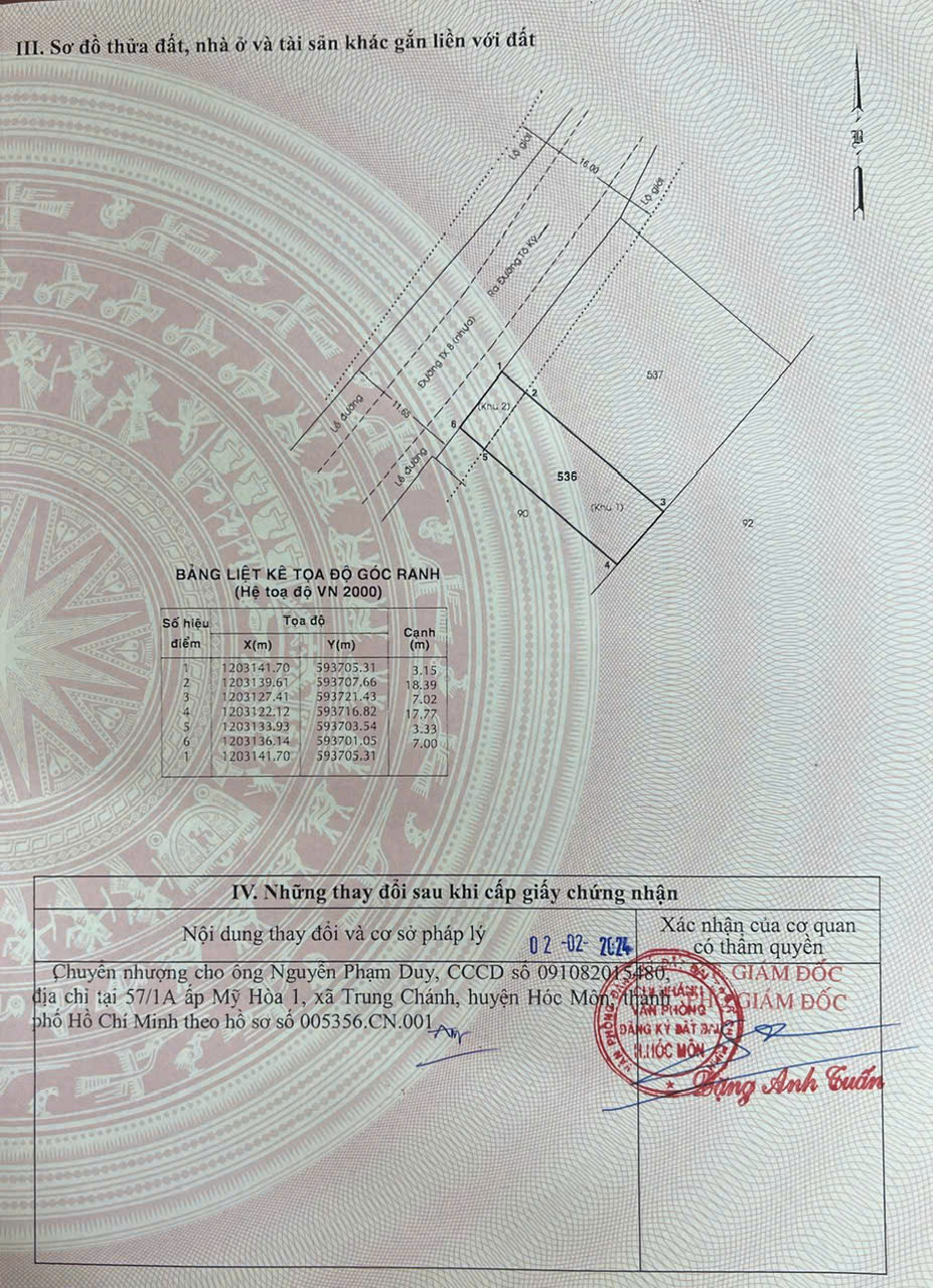BÁN LÔ ĐẤT ĐẸP (8X23) – SỔ RIÊNG – GẦN CÔ CHỦ NHỎ, TÂN XUÂN – HÓC MÔN 16007993