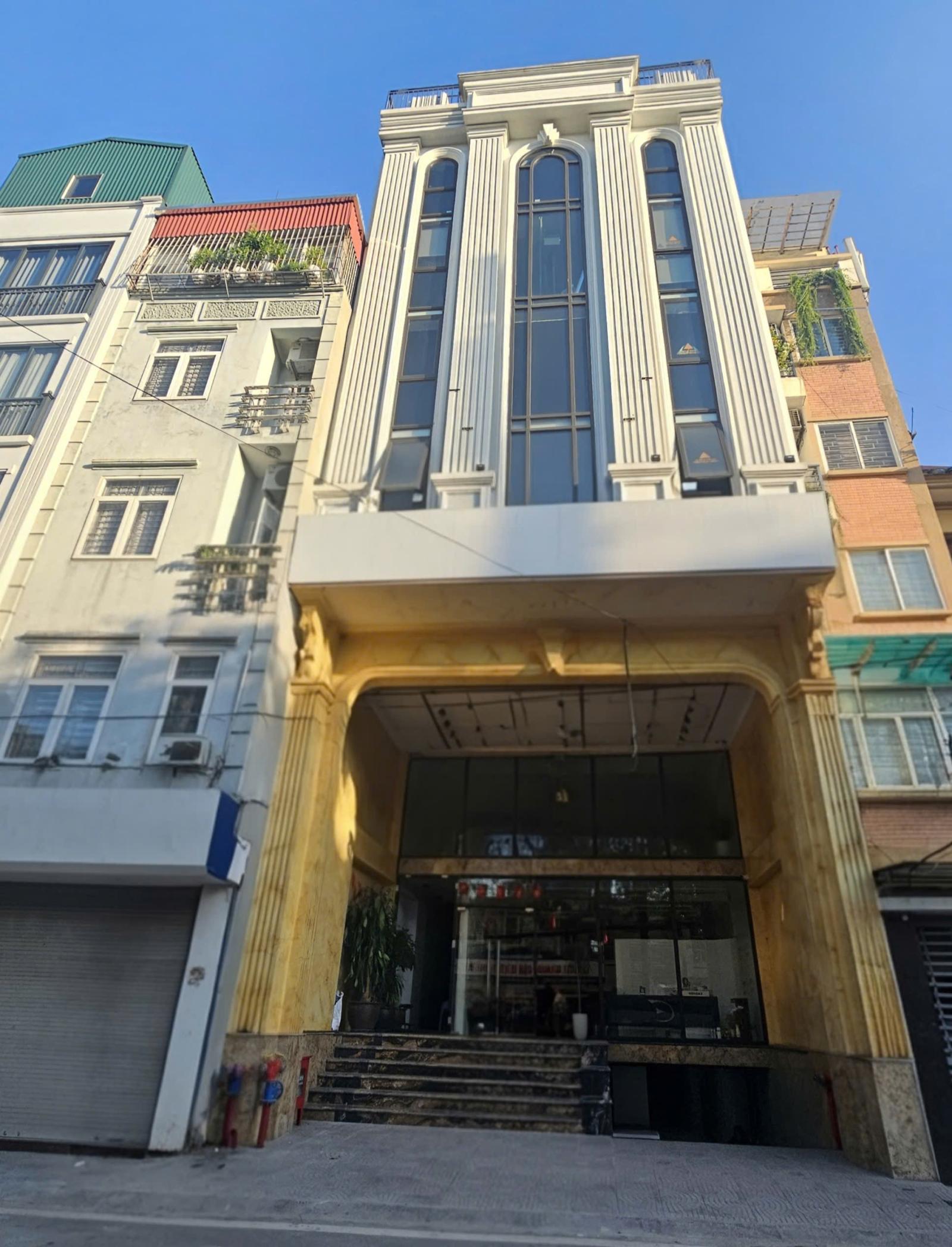 Cho thuê nhà, THANG MÁY, 146m2_ 7T; Lò Đúc, Hòa Mã, Hàm Long -68 tr 16008097