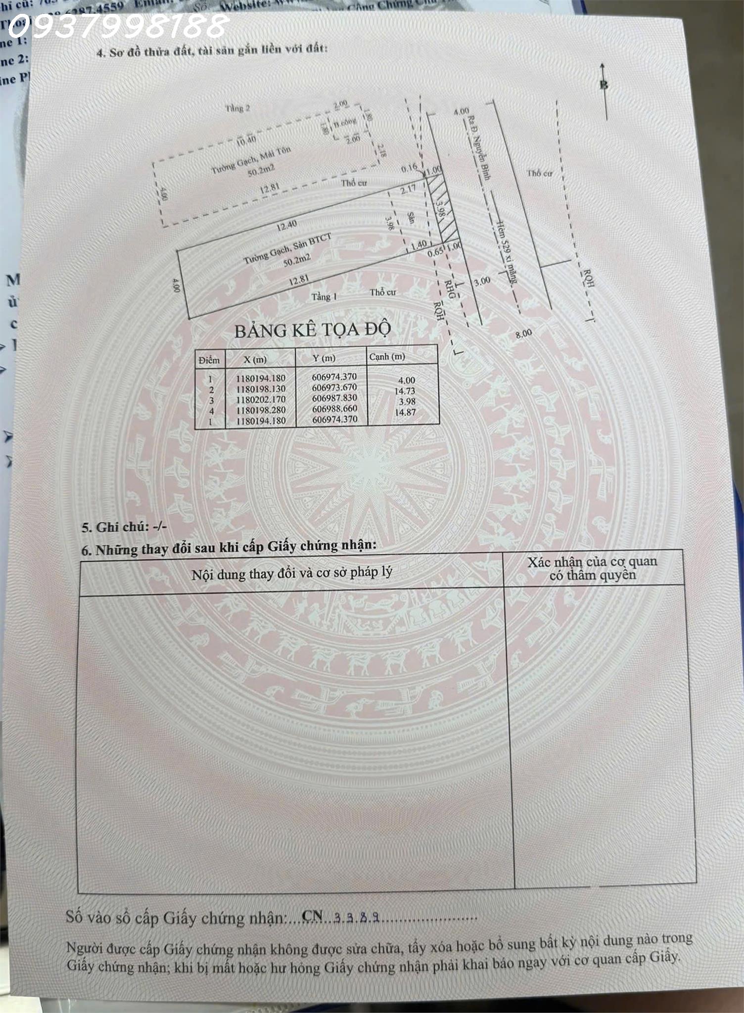 Bán nhà riêng tại 529/46, Nguyễn Bình, Nhà Bè, 5,25 tỷ (TL), 60 m2, full nội thất 16008117