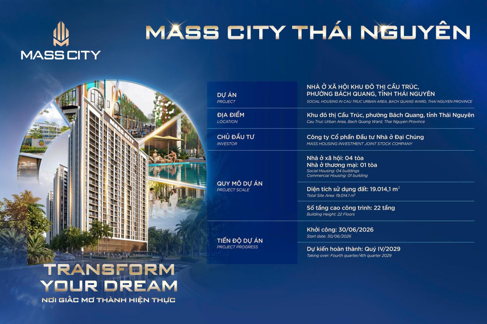 Nhà ở Xã Hội Mass City Thái Nguyên phường Bách Quang 16008180