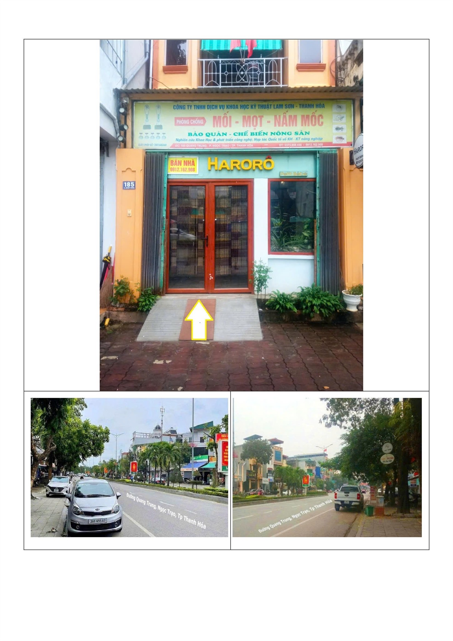 Chính chủ Cần Bán Nhà Mặt Phố Vị Trí Đẹp 185 Quang Trung, Phường Ngọc Trạo, TP Thanh Hóa, Thanh Hóa. 16008229