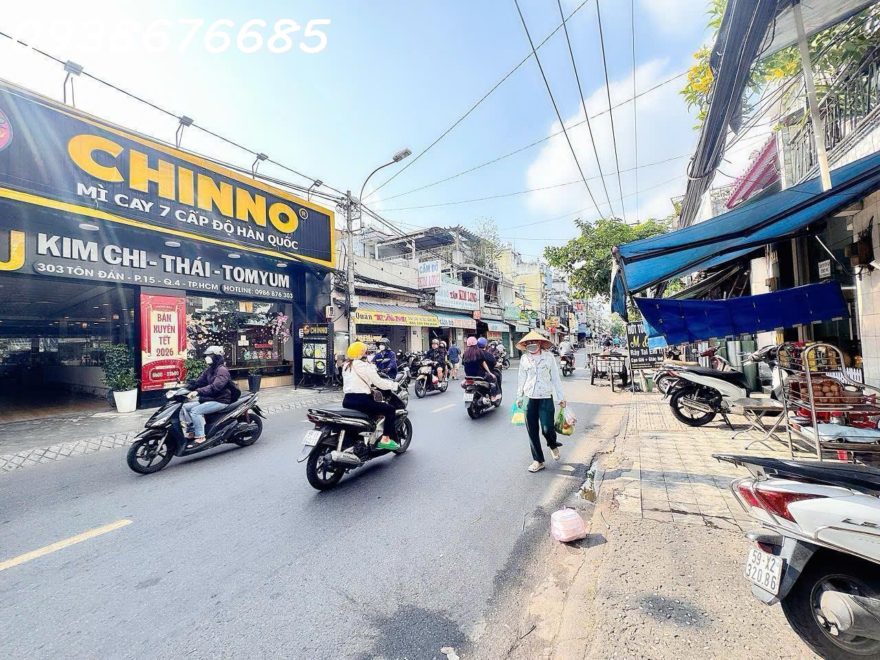 DIỆN TÍCH SIÊU KHỦNG HƠN 400M2 FULL THỔ- BÁN NHÀ MẶT TIỀN Đ.TÔN ĐẢN, QUẬN 4- DÒNG TIỀN HƠN 16008330