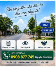 2.232M² ĐẤT MẶT TIỀN HL2- CỦ CHI – NGANG 17M – 400M² THỔ CƯ – GIÁ 26 TỶ 16008358
