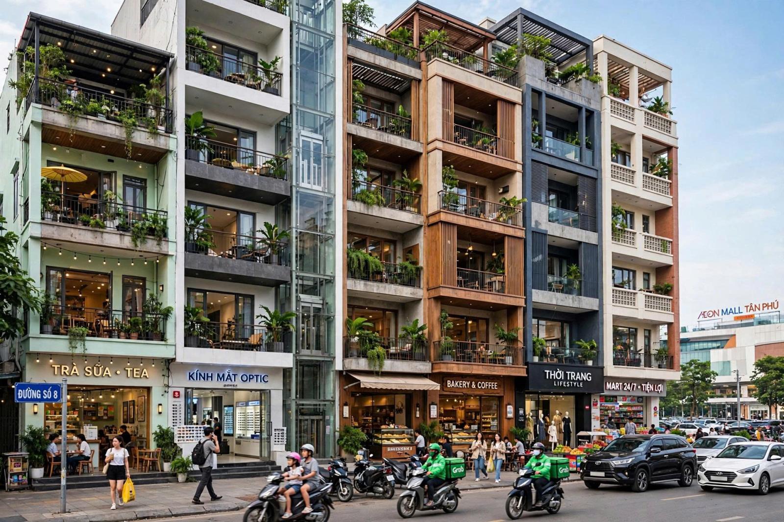 Nhà Mặt Tiền Đường Số 8 Bình Hưng Hòa, Bình Tân CHỈ 10,5 Tỷ : 86m2 - 5 Tầng - Thang Máy. Gần Aeon 16008540
