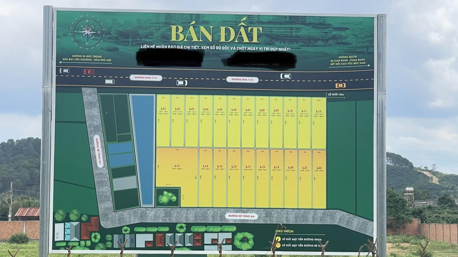 BÁN ĐẤT MẶT TIỀN DH6 NGAY KHU CN PHÚ HỘI 225M  CHỈ CÓ 1,6T CHO NHÀ ĐẦU TƯ 16008623