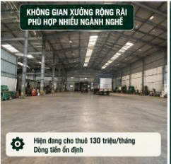 XƯỞNG 1.345M²  TÂN THỚI NHẤT- Q12 –  33M x41m– THUÊ 130TR/TH – CHỈ 114 TỶ 16009040