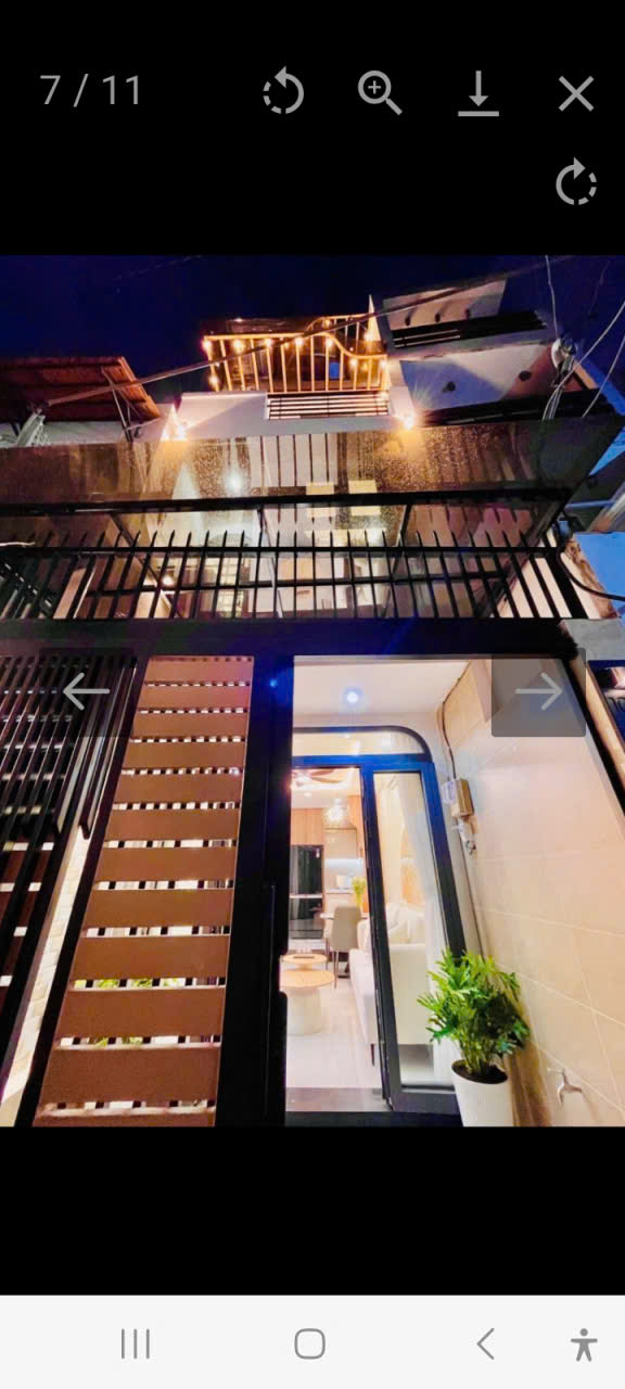Nhà hẻm xe hơi , 35m2 , 4 lầu , Bình Thạnh , giá 6.98 tỷ . 16009059