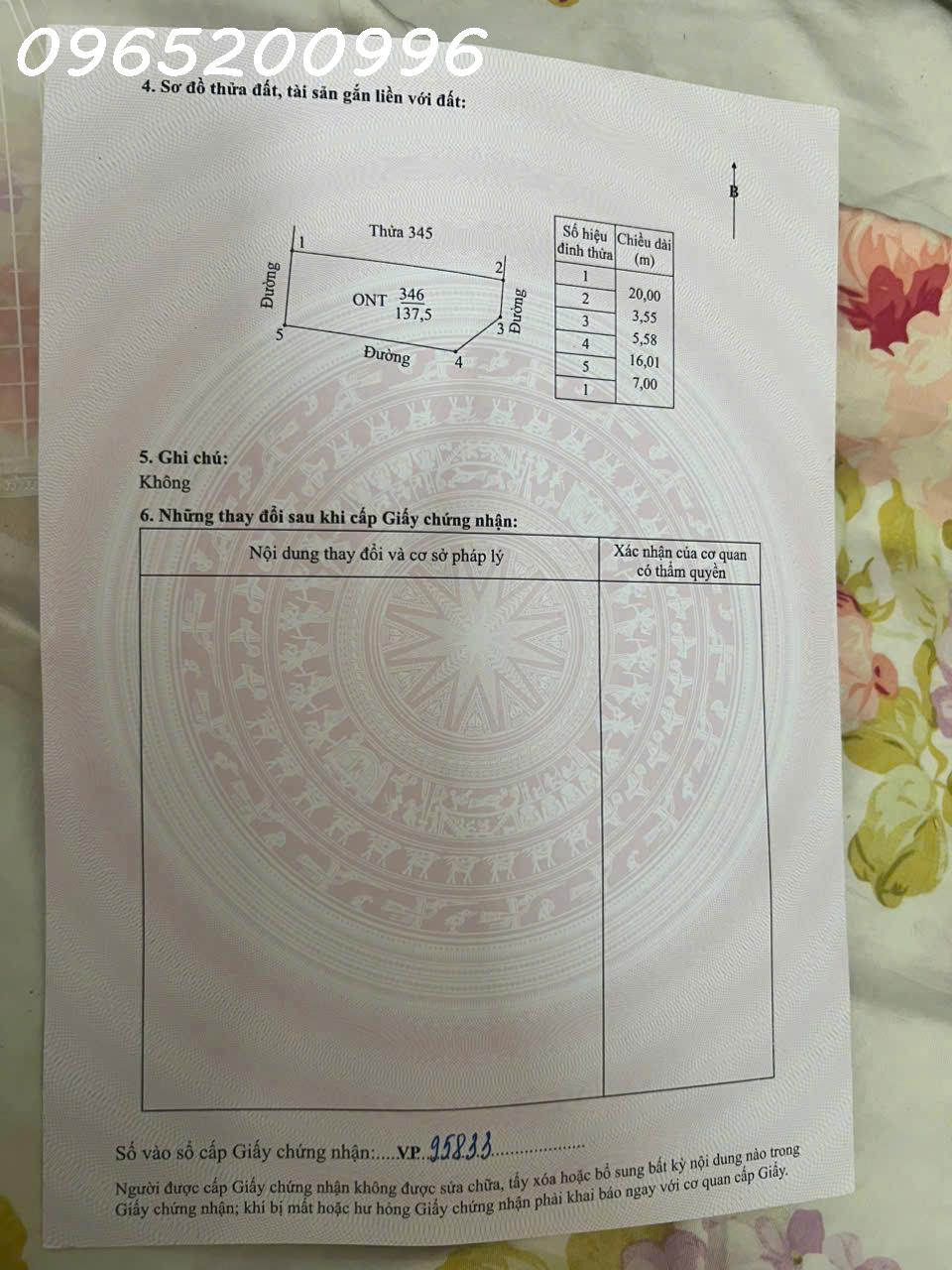 Bán đất tại An Cư, Định Hoá, Ninh Bình, giá 4,2 tỷ, 137,5 m2 16009194