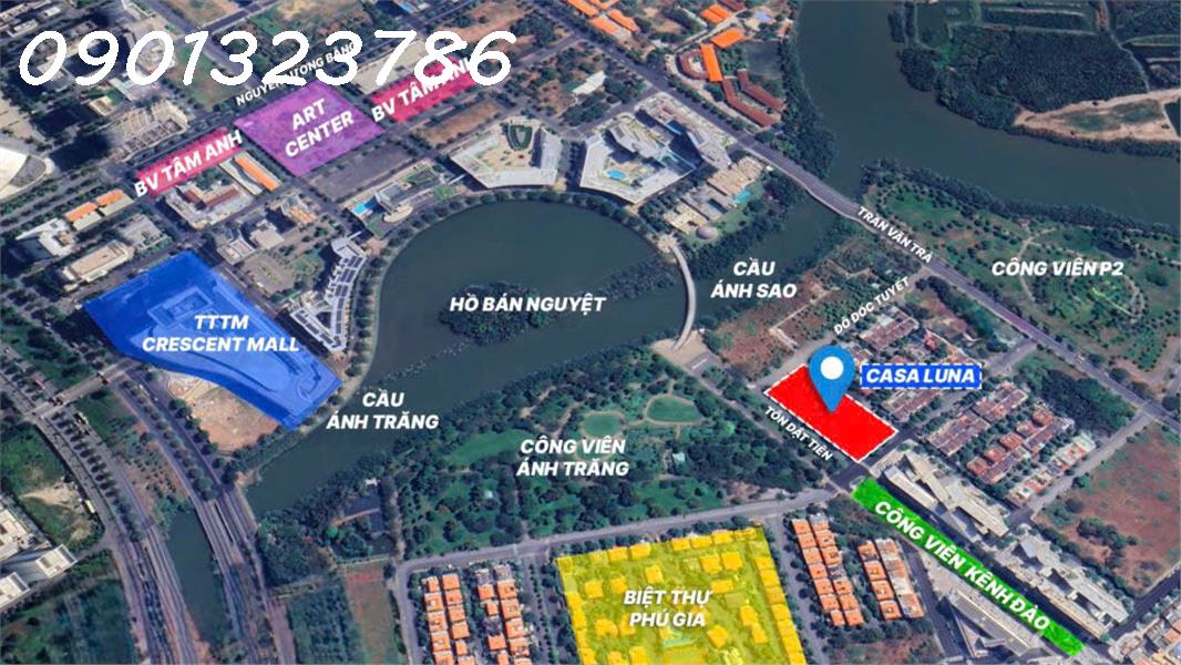 MỞ BÁN DỰ ÁN CASA LUNA PHÚ MỸ HƯNG, TỪ 90 TỶ/ CĂN, 293-500M2, NHẬN FULL THÔNG TIN DỰ ÁN 0901323786 16009306