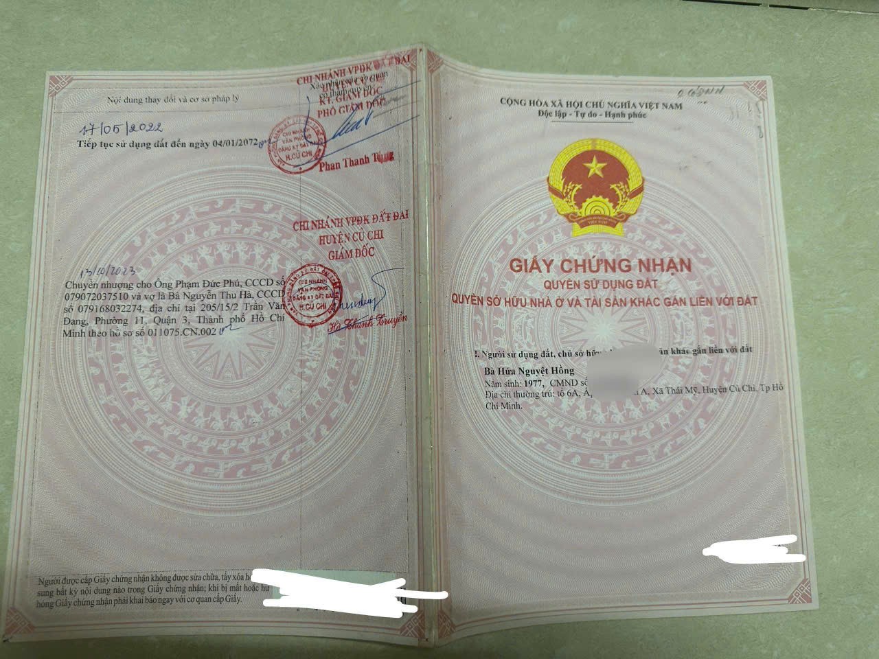 ĐẤT ĐẸP- GIÁ TỐT BÁN NHANH LÔ ĐẤT ĐẦU TƯ LÀ SINH LỜI TẠI huyện Củ Chi, TPHCM 16009585