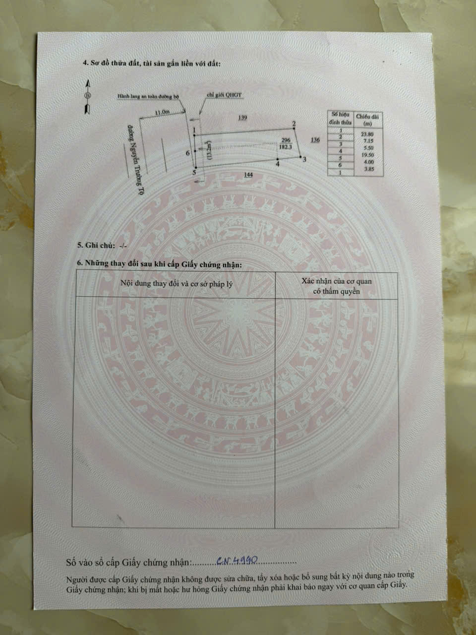 Bán lô đất 185m2, mặt tiền ngang 8m- số 30 Nguyễn Trường Tộ, Phường Phước Hội, Thị Xã La Gi, Bình 16009596