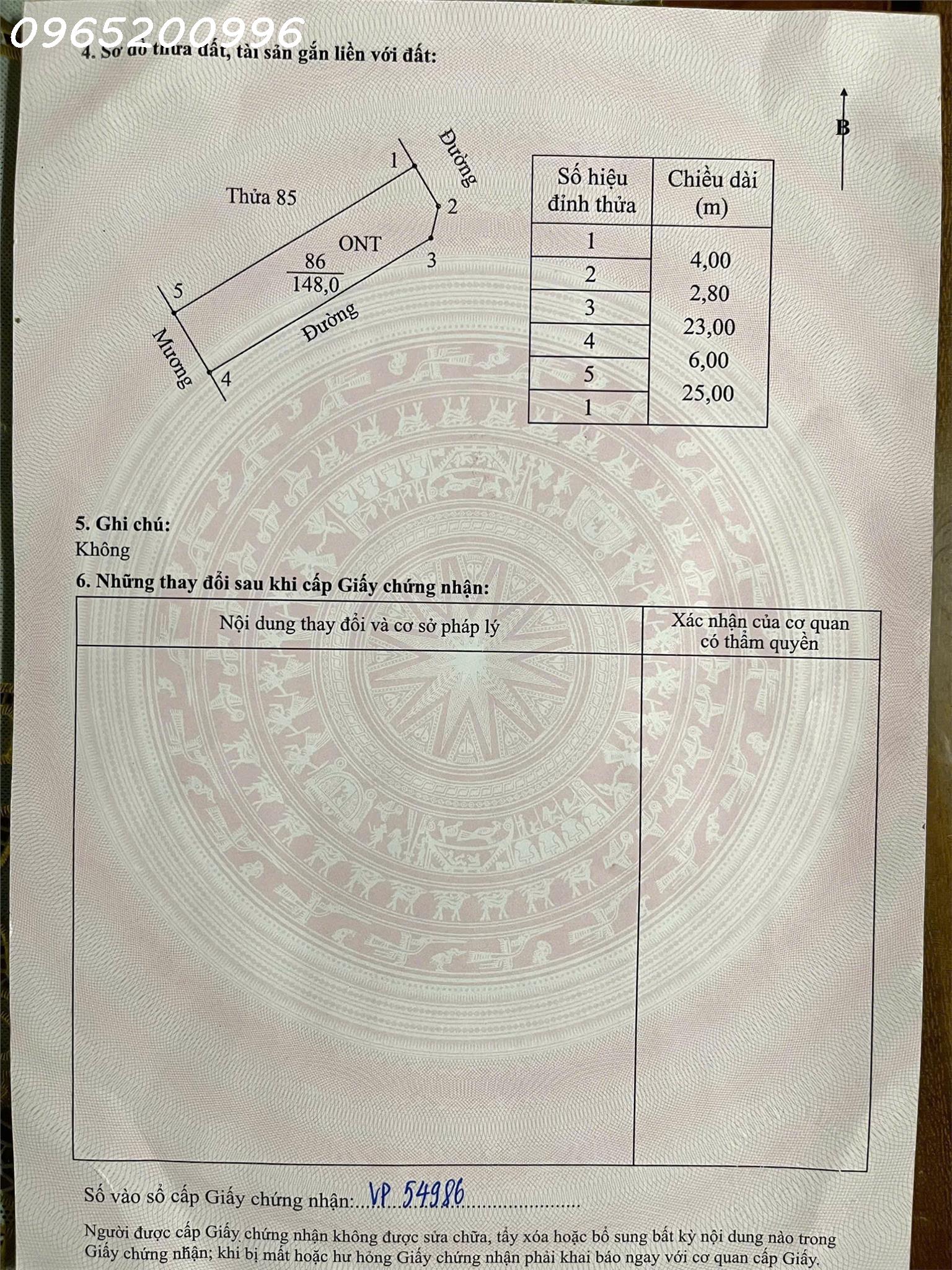 Bán lô đất siêu đẹp tại xã Khánh Hội, Ninh Bình, giá cực chất 3,8 tỷ, DT 148m2 16009661