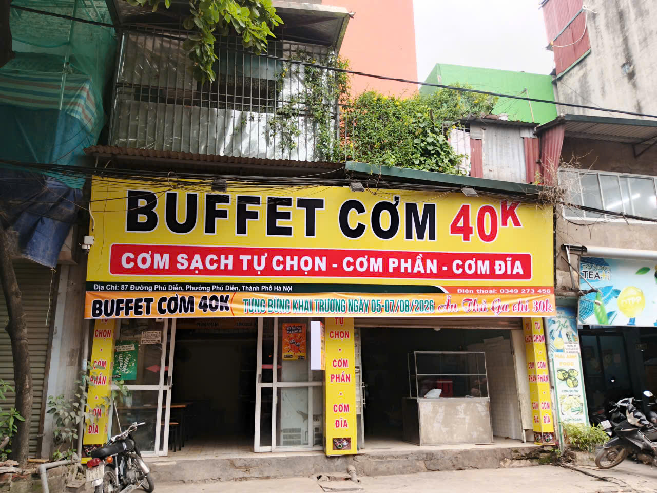 SANG NHƯỢNG QUÁN CƠM – 87 PHÚ DIỄN, BẮC TỪ LIÊM, HÀ NỘI - VÀO KINH DOANH NGAY- CHỈ 120 TRIỆU 16009767