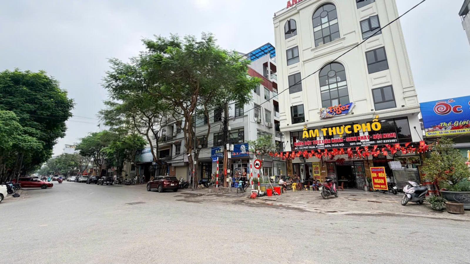 Bán nhà mặt phố Trạm, Long Biên. Dưới 13,2 tỷ. Thang máy 60m2 x 7T. Vỉa hè 3m 16010168