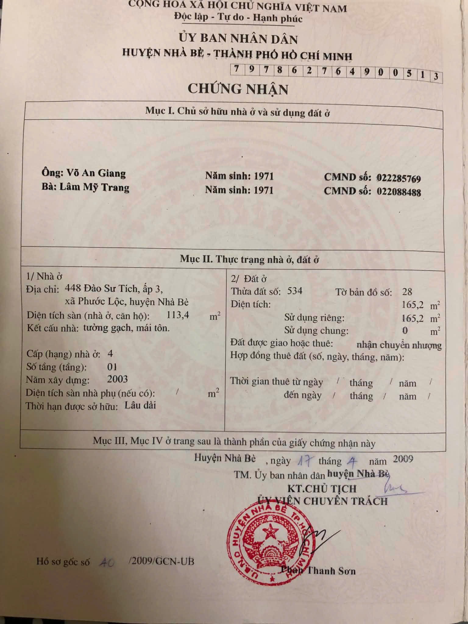 BÁN NHÀ MẶT TIỀN KINH DOANH ĐƯỜNG ĐÀO SƯ TÍCH 240M2- Qua PMH Khoảng 10 Phút 16010225