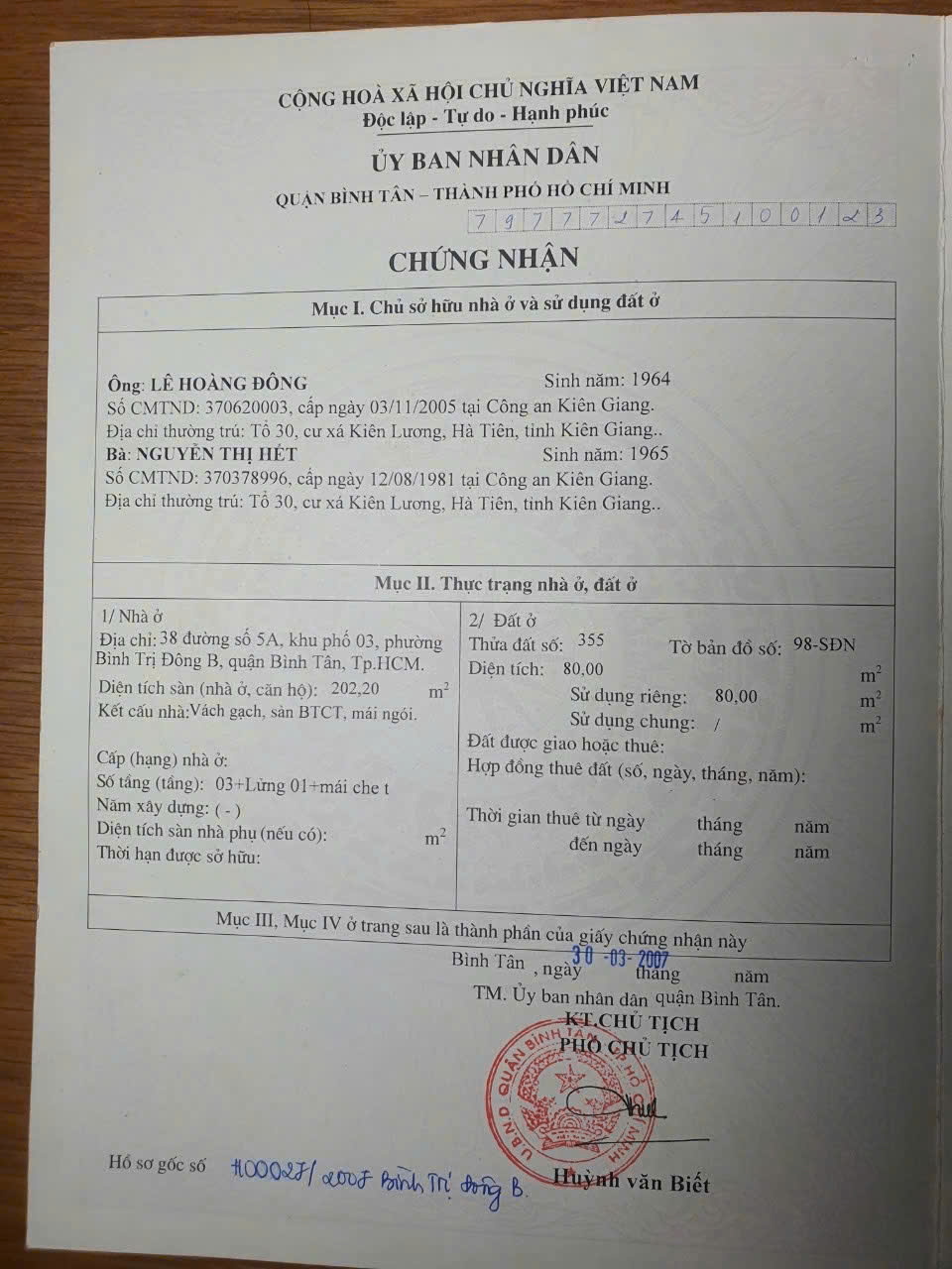 BÁN NHÀ ĐẸP KHU TÊN LỬA – ĐƯỜNG SỐ 5A – 80M² – SÀN 202,2M² – ĐƯỜNG XE HƠI 8M 16010275