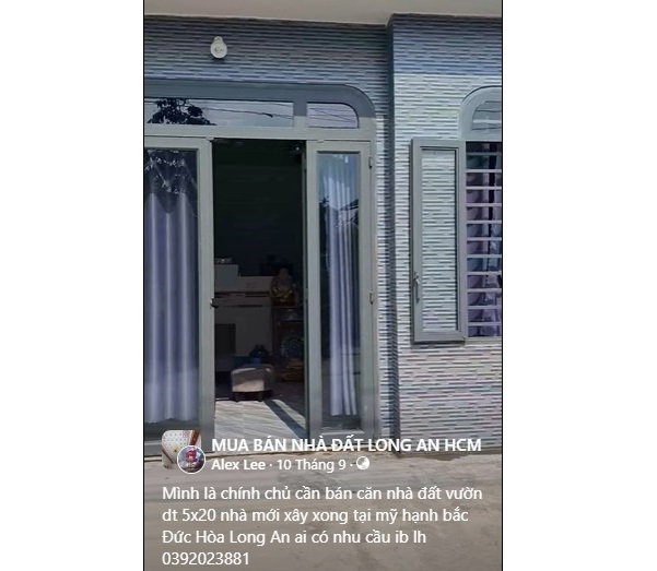🔹Hot! Hot! Đầu tư sinh lời - Chính chủ bán nhà tại Mỹ Hạnh Bắc (Đức Hòa, Long An), X.Đức Lập, Tây Ninh; 0392023881 16010326