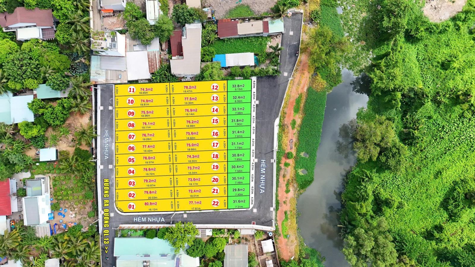 Mở Bán 22 Nền Đất Sổ Hồng Riêng – Hẻm 766 Quốc Lộ 13, Hiệp Bình Phước, TP Thủ Đức 16010467