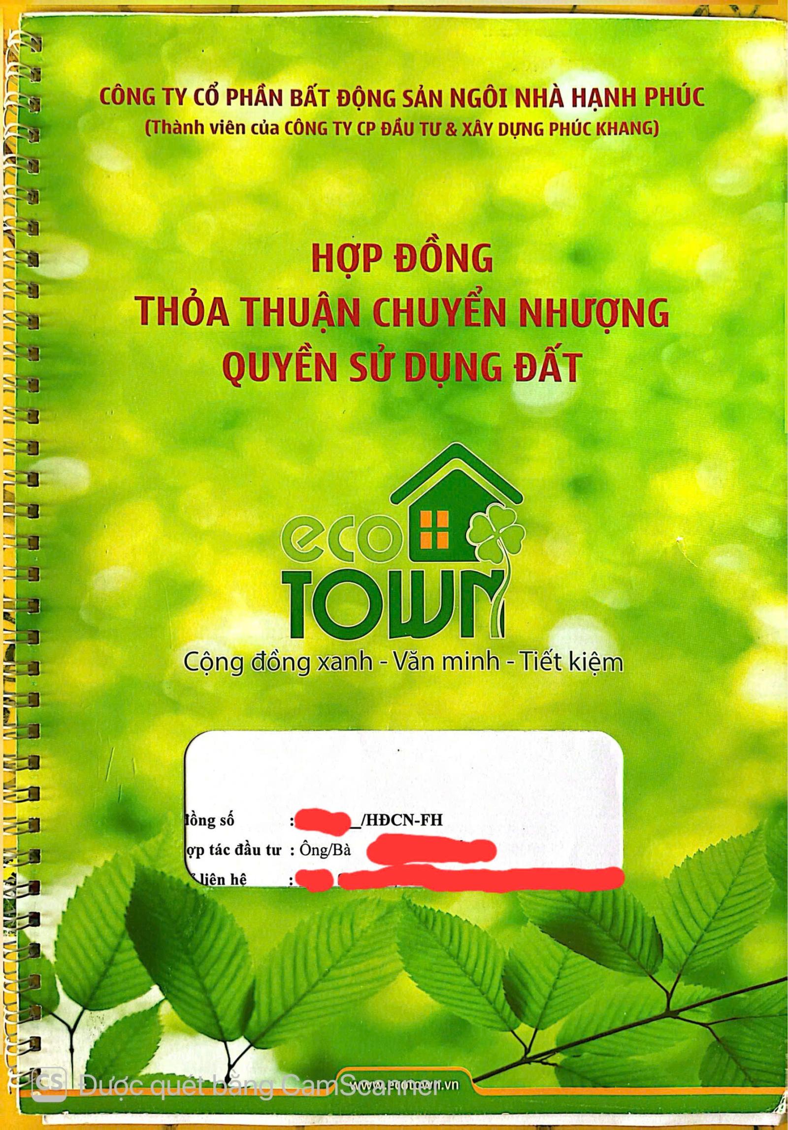 CHÍNH CHỦ  CẦN BÁN GẤP LÔ ĐẤT NỀN ECO TOWN HÓC MÔN 16010638